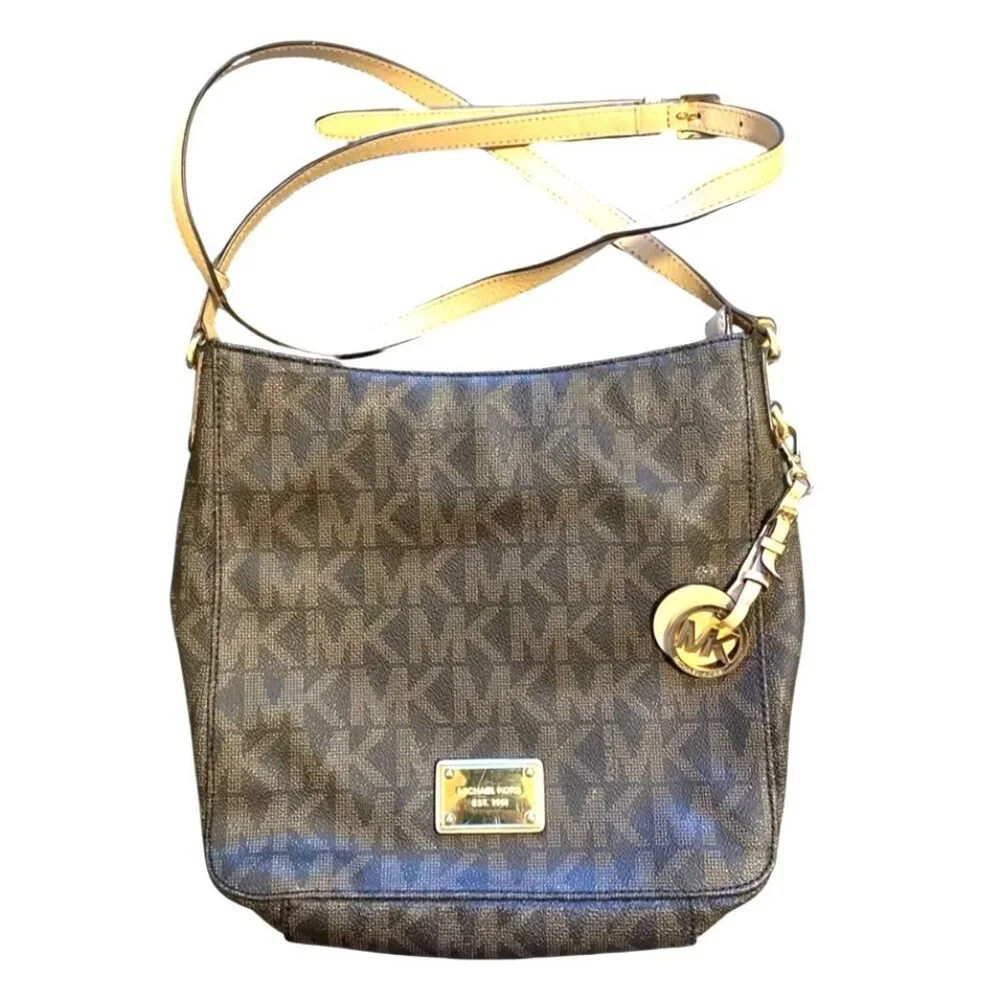 Michael Kors Jet Set Large Logo‎ Crossbody Bag